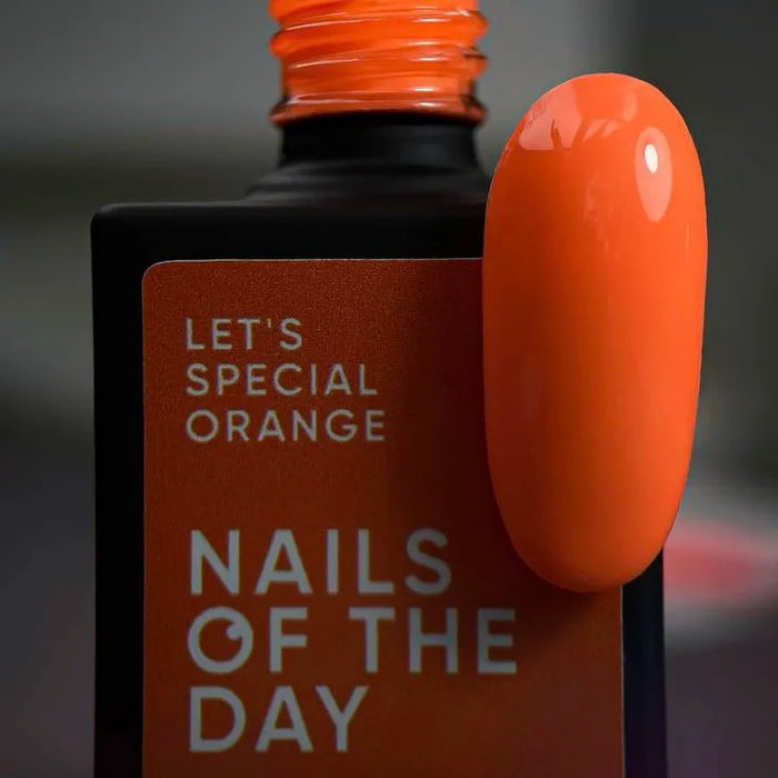 Gel Polish NAILSOFTHEDAY Let's special  Orange-225, 10 ml - Ivaka Store