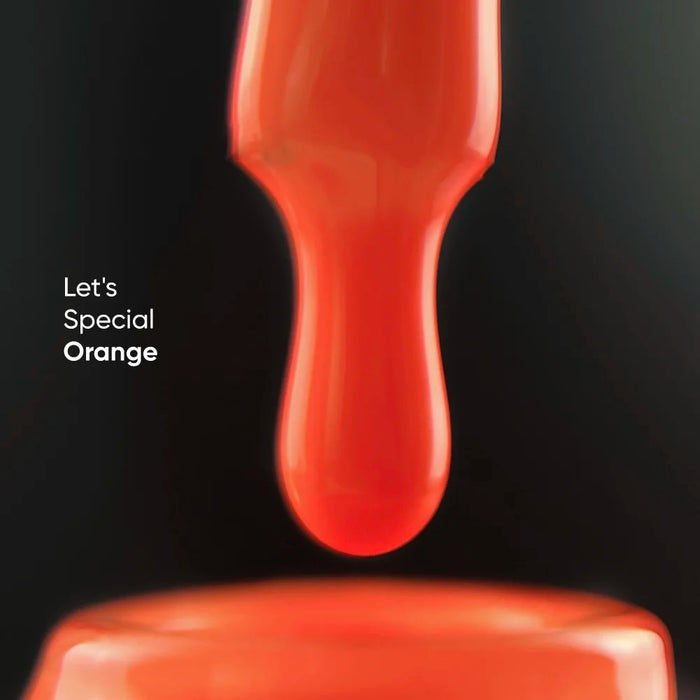 Gel Polish NAILSOFTHEDAY Let's special  Orange-225, 10 ml - Ivaka Store