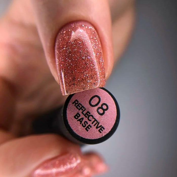 NAILSOFTHEDAY, NAILSOFTHENIGHT Reflective base 08, 10 ml - Ivaka Store