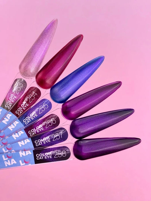 Gellack Lunamoon Color Cat Eye nr 254, 13ml - Ivaka Store