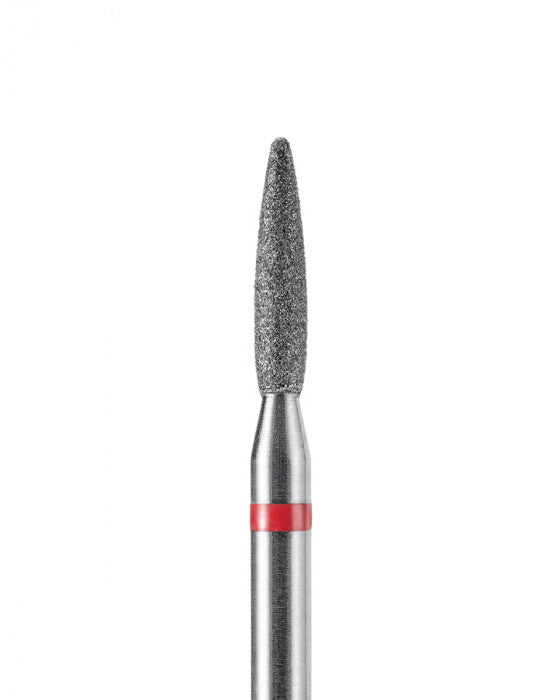 DARK Diamant-Fräser Stumpfe Flamme 2,1 × 10 mm (Rot)