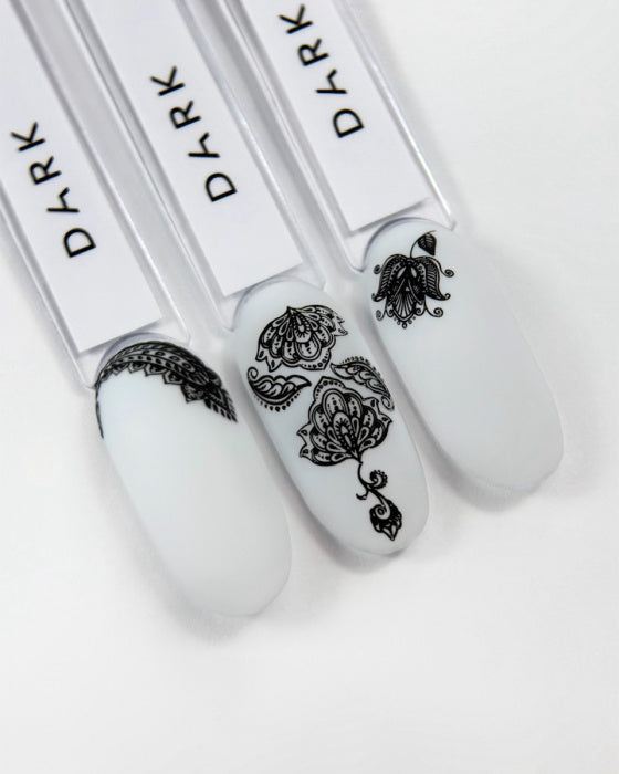 DARK Stamping Polish 01 schwarz, 10 ml