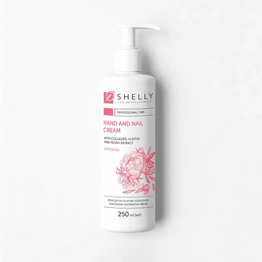 Shelly Cream for hands and nails with collagen, elastin and peony extract, 45ml / 250ml / 500ml (Kopie) (Kopie) - Ivaka Store