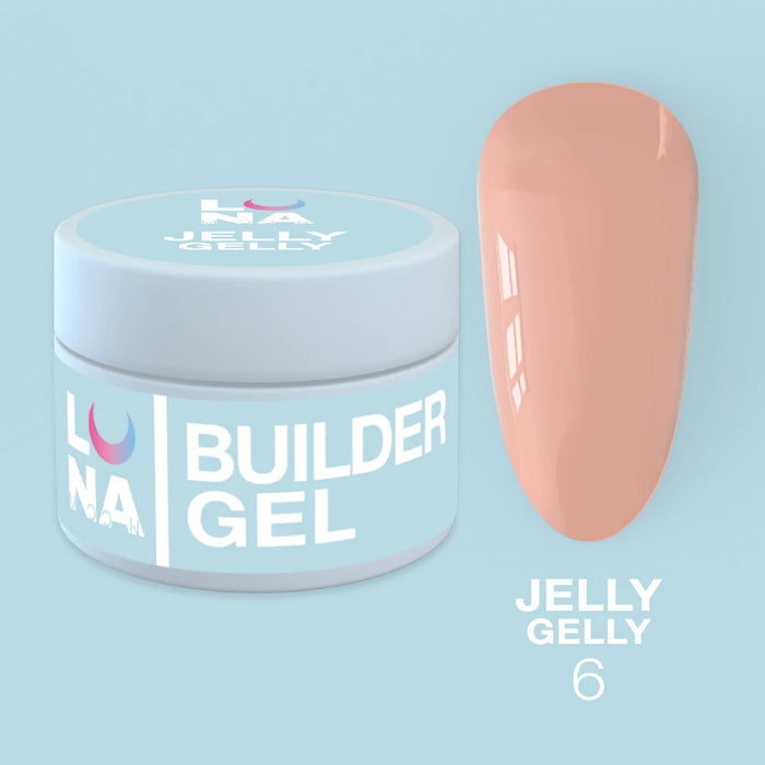 Lunamoon JELLY GEL "Jelly Gelly" nr6, 15 ml - Ivaka Store