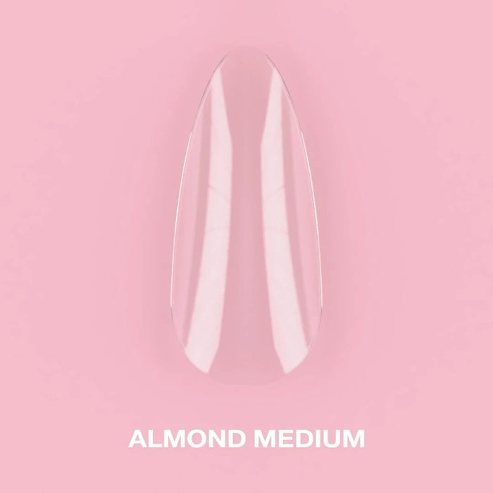 Lunamoon Gel Tips Almond Medium 325-1384, 500 St in der Packung - Ivaka Store