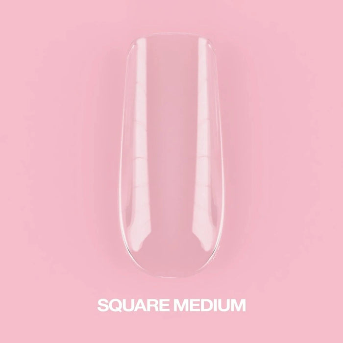 Lunamoon Gel Tips Square Medium 325-1385, 500 St in der Packung - Ivaka Store