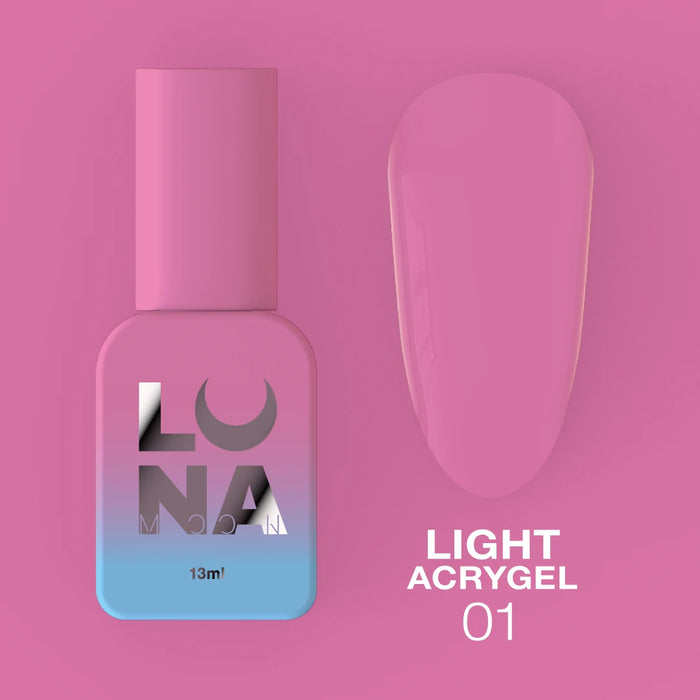 Lunamoon Light Acrygel nr1 (13-30ml) transparent - Ivaka Store