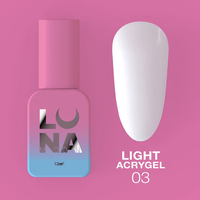 Lunamoon Light Acrygel nr3 (13-30ml) - Ivaka Store