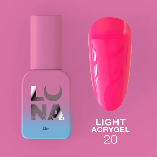 Lunamoon Light Acrygel nr20 13ml - Ivaka Store