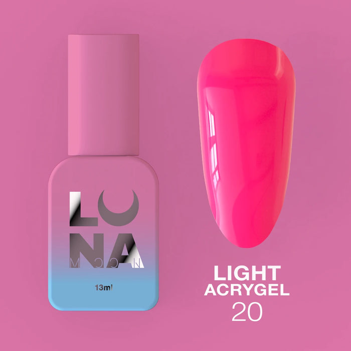 Lunamoon Light Acrygel nr20 13ml - Ivaka Store