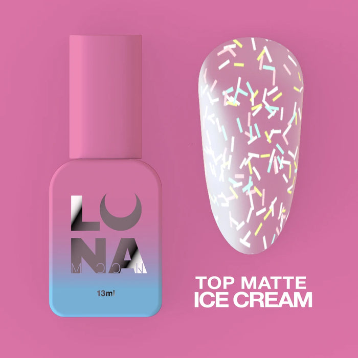 Lunamoon Top Matte Ice Cream 13ml - Ivaka Store