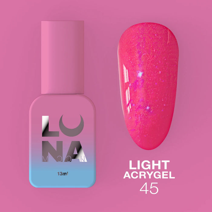 Lunamoon Light Acrygel nr45 13ml - Ivaka Store