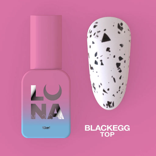 Lunamoon Top Matt Blackegg 13ml - Ivaka Store