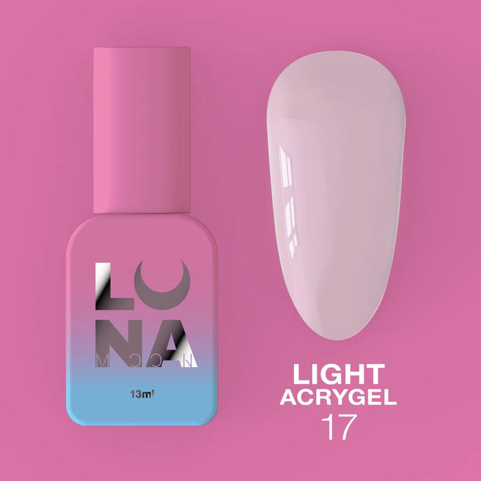 Lunamoon Light Acrygel nr17 13ml - Ivaka Store