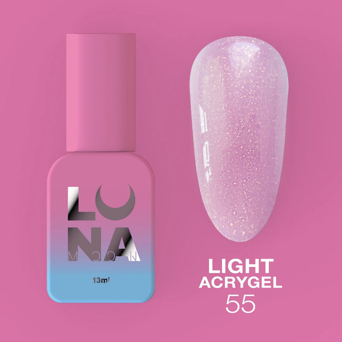 Lunamoon Light Acrygel nr55 13ml - Ivaka Store