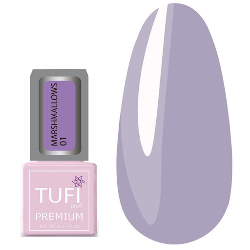 Gellack TUFI profi PREMIUM Marshmallows №01 Lavendel 8ml (0102478) - Ivaka Store