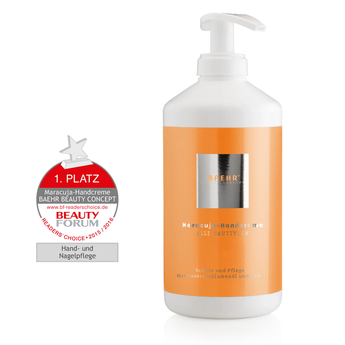 BAEHR Maracuja-Handcreme Praxisdose, 500 ml