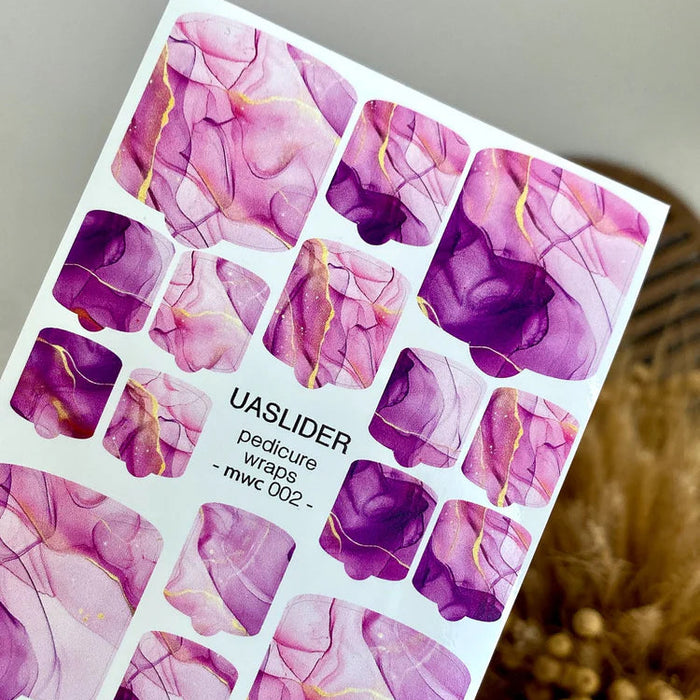 Pediküre-Folien 002, Lila & Mauve
