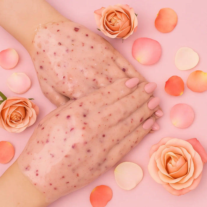 Shelly Hydrogel hand mask with rose petals, 200 g - Ivaka Store