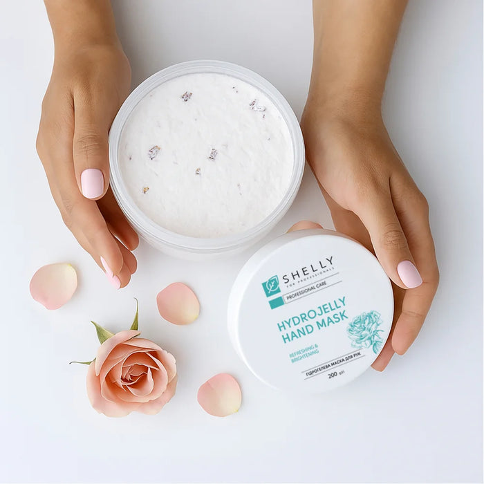 Shelly Hydrogel hand mask with rose petals, 200 g - Ivaka Store