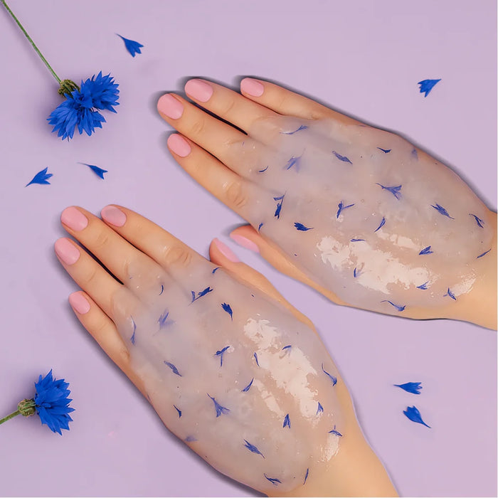 Shelly Hydrogel hand mask with cornflower petals, 200 g - Ivaka Store