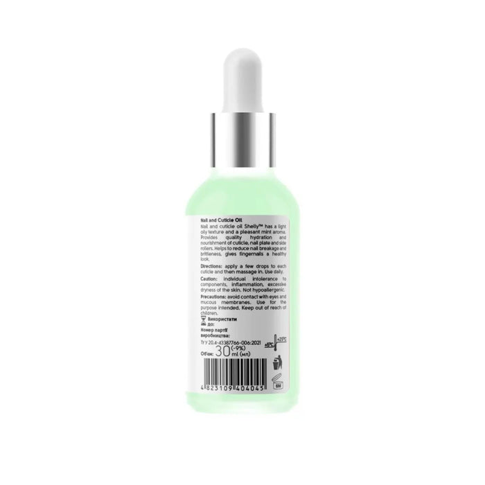 Shelly Nail and cuticle oil with moroccan mint extract and tea tree oil, 30 ml - Ivaka Store