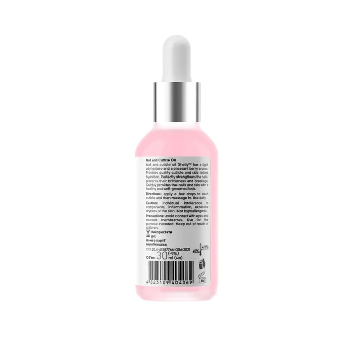 Shelly Nail and cuticle oil with strawberry extract and vitamin E, 3-30 ml - Ivaka Store