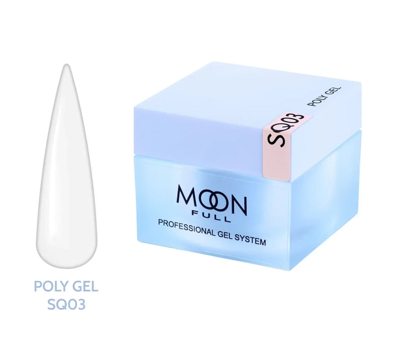 MOON FULL POLY GEL №03 transparent, 30ml