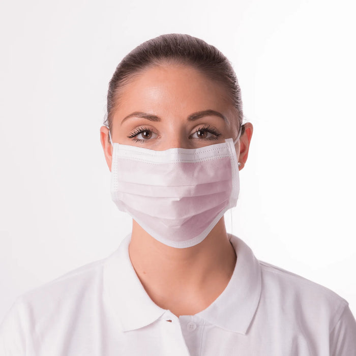 BAEHR Mundschutzmasken ECO rosa, 1 Pack (50 Stück)