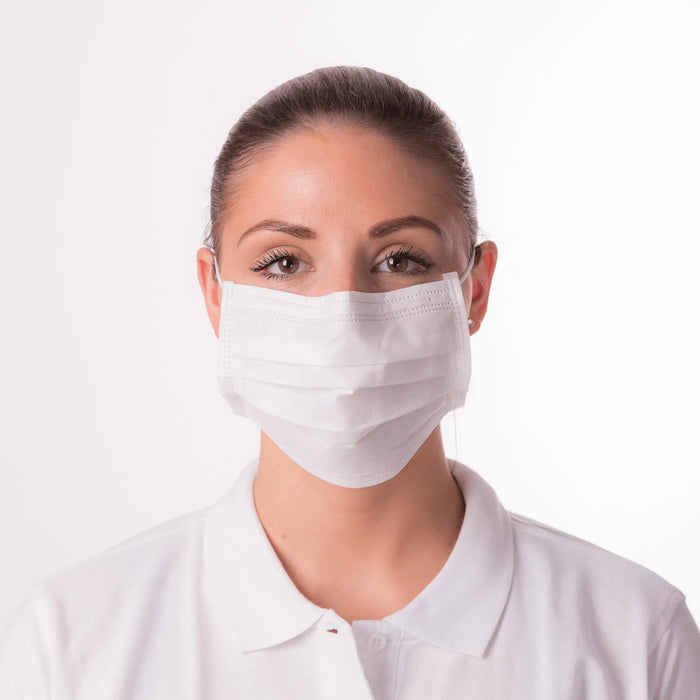 BAEHR Mundschutzmasken ECO weiß, 1 Pack (50 Stück)