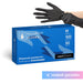 Microstop Nitrilhandschuhe schwarz, 100 Stück - Ivaka Store