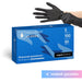 Microstop Nitrilhandschuhe schwarz, 100 Stück - Ivaka Store