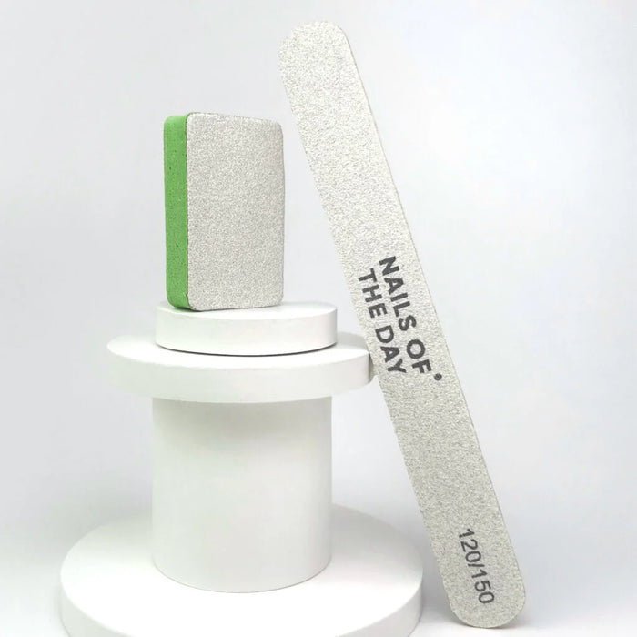 NAILSOFTHEDAY Einweg-Feilenset 120/150 & Buffer 120/120 - Ivaka Store