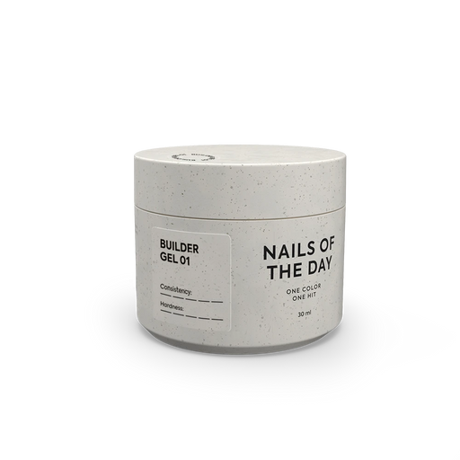 NAILSOFTHEDAY Builder gel 01, 30 ml transparent - Ivaka Store