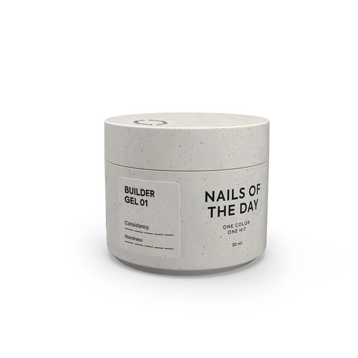 NAILSOFTHEDAY Builder gel 01, 30 ml transparent - Ivaka Store