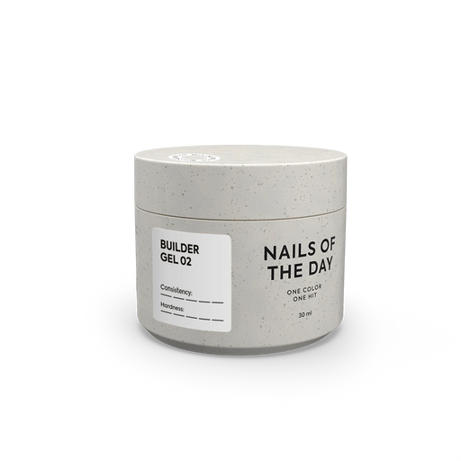 NAILSOFTHEDAY Builder gel 02, 30 ml weiß-milchig - Ivaka Store