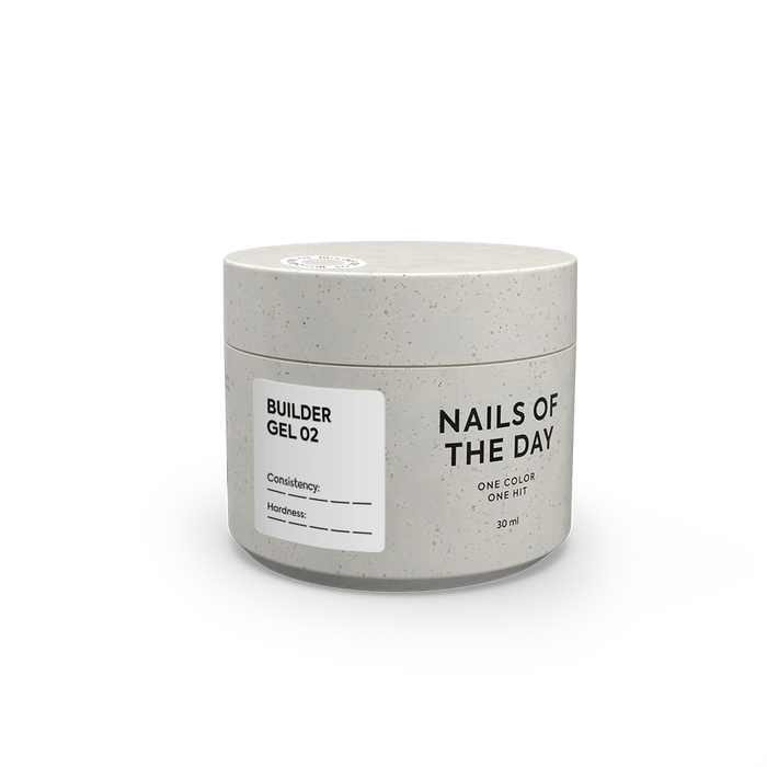 NAILSOFTHEDAY Builder gel 02, 30 ml weiß-milchig - Ivaka Store