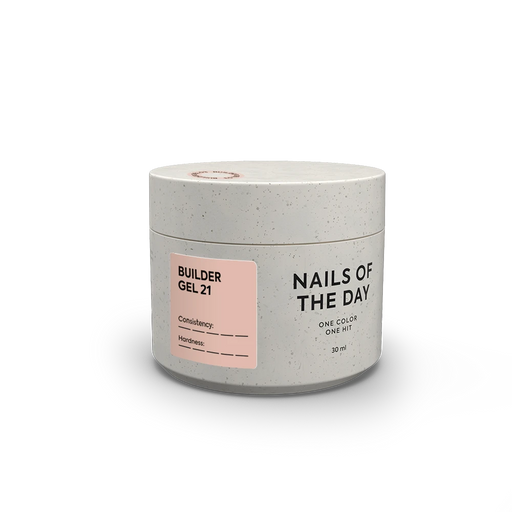 NAILSOFTHEDAY Builder gel 21, 30 ml - Ivaka Store