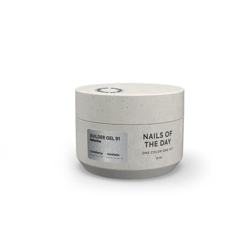 NAILSOFTHEDAY Builder Gel 91 – Aufbaugel Sparkle Reflective, 15 ml - Ivaka Store