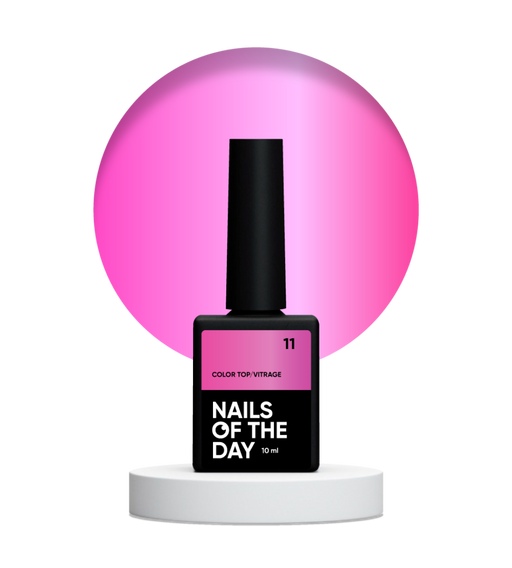 NAILSOFTHEDAY Color top/Vitrage 11, 10 ml - Ivaka Store