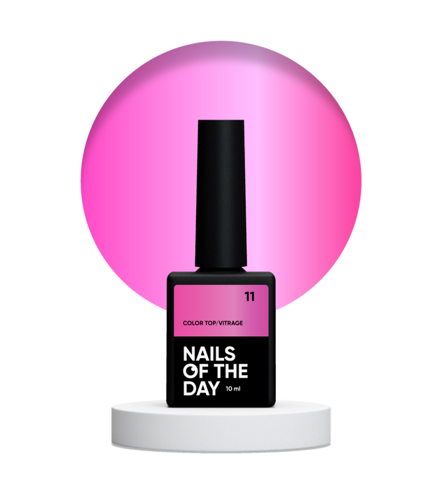 NAILSOFTHEDAY Color top/Vitrage 11, 10 ml - Ivaka Store