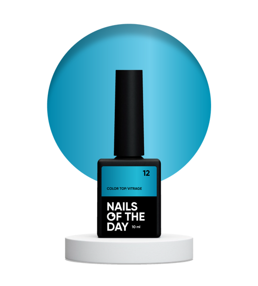 NAILSOFTHEDAY Color top/Vitrage 12, 10 ml - Ivaka Store