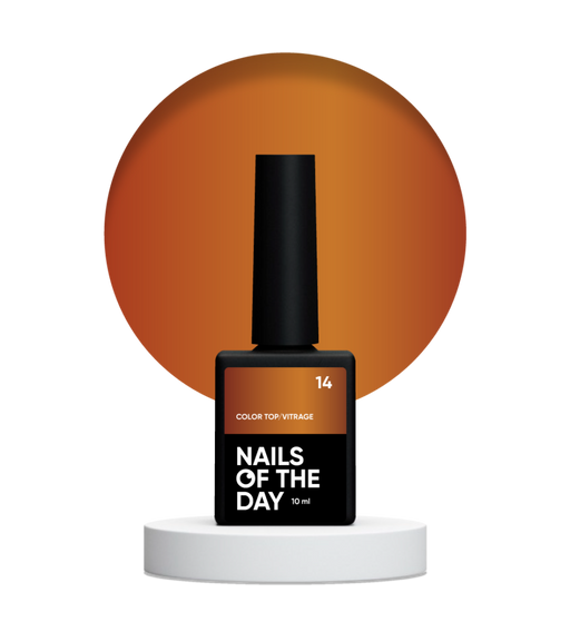 NAILSOFTHEDAY Color top/Vitrage 14, 10 ml - Ivaka Store