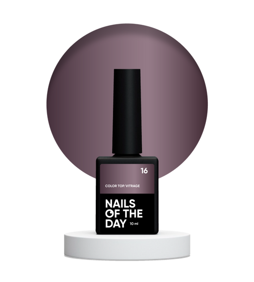 NAILSOFTHEDAY Color top/Vitrage 16, 10 ml - Ivaka Store
