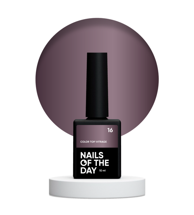 NAILSOFTHEDAY Color top/Vitrage 16, 10 ml - Ivaka Store