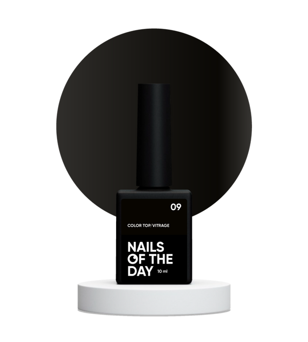 NAILSOFTHEDAY Color top/Vitrage 09, 10 ml - Ivaka Store