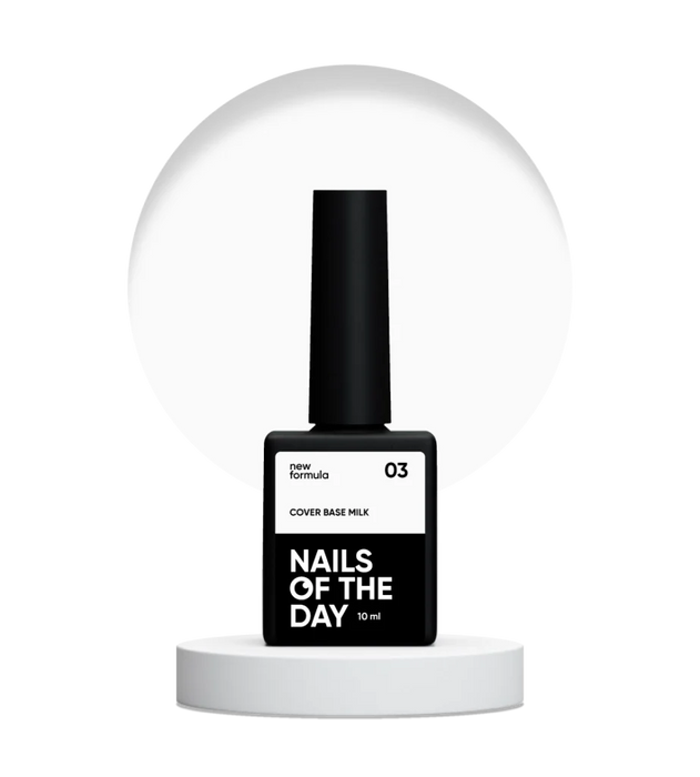 NAILSOFTHEDAY Cover base milk 03 - NEW Formula - Ivaka Store