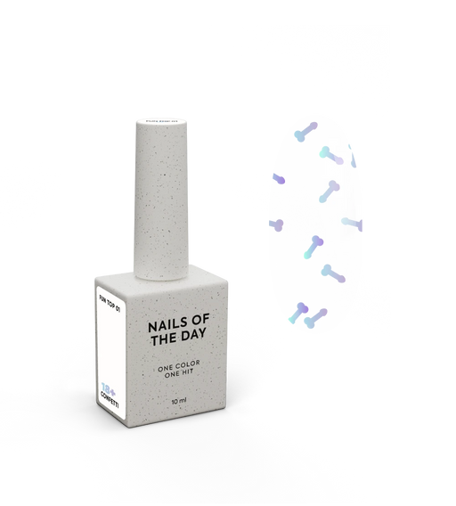 NAILSOFTHEDAY Fun! Top 01 , 10 ml - Ivaka Store
