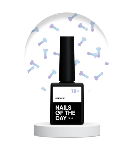 NAILSOFTHEDAY Fun! Top 01 , 10 ml - Ivaka Store