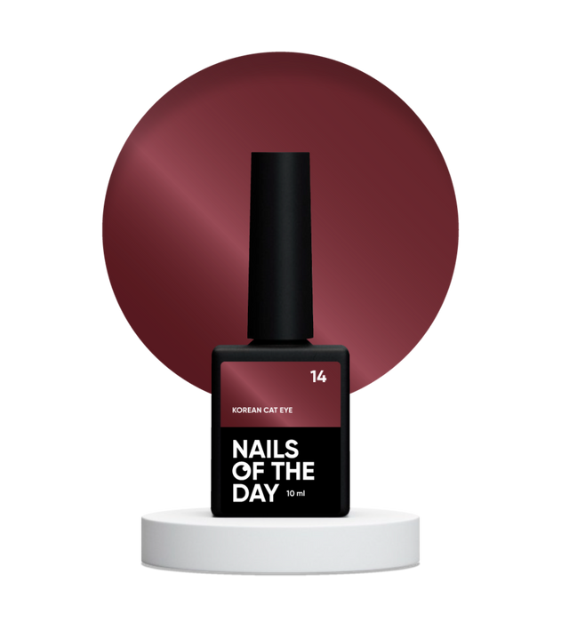 Gel Polish NAILSOFTHEDAY Korean cat eye 14, 10 ml